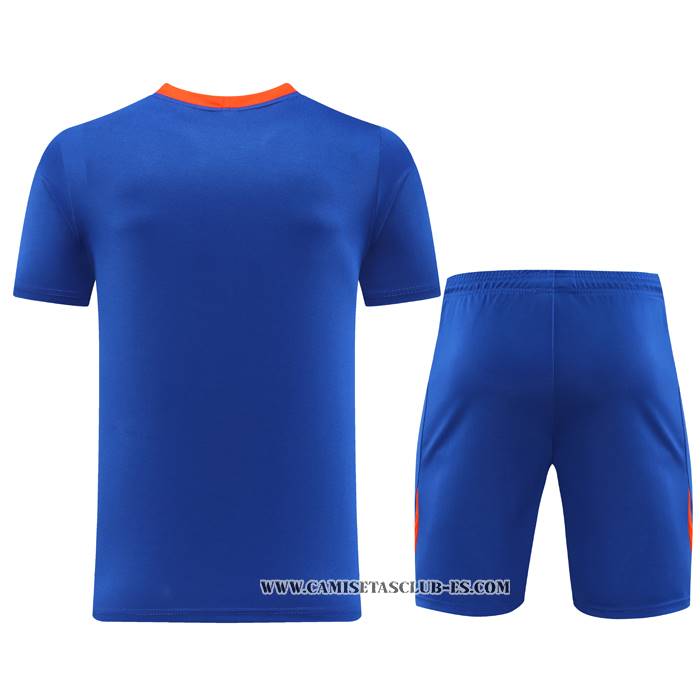 Chandal del Paises Bajos 24-25 Manga Corta Azul - Pantalon Corto